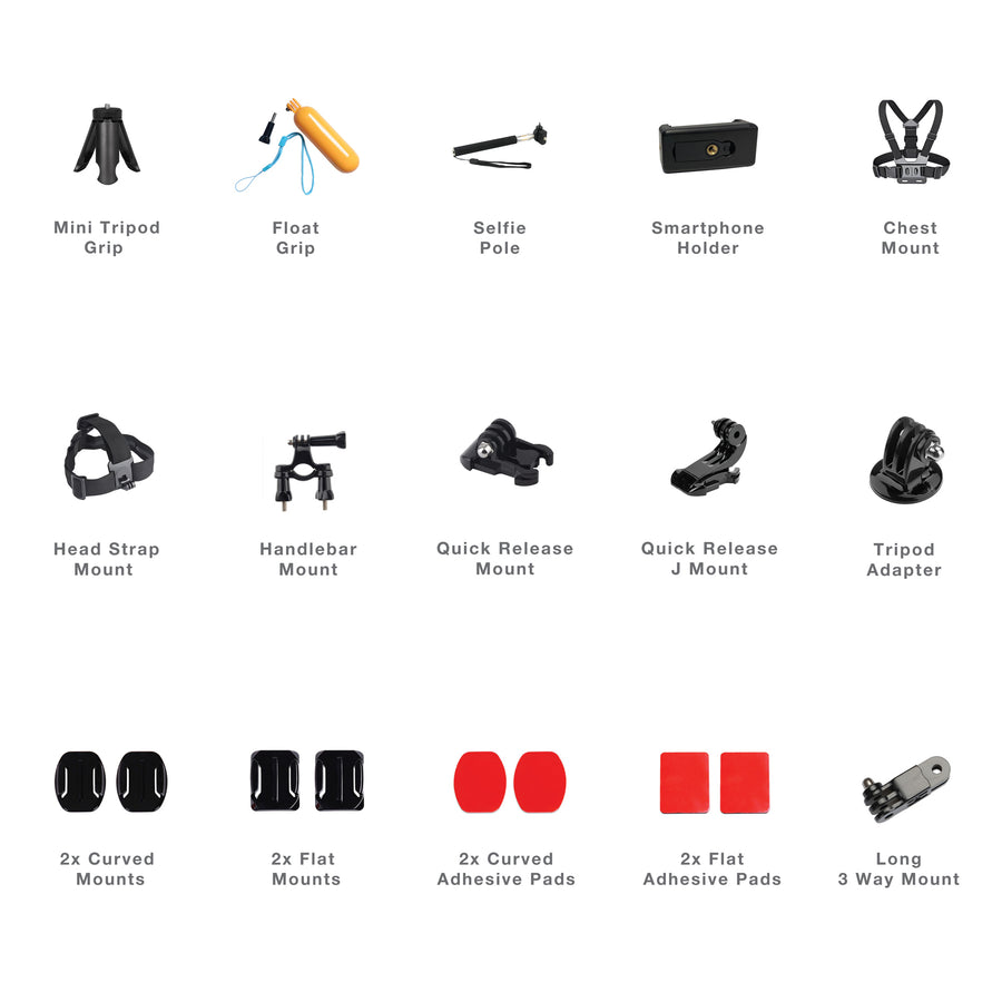 30 Piece Accessory Kit | Australia Adventure Tech to capture your journey