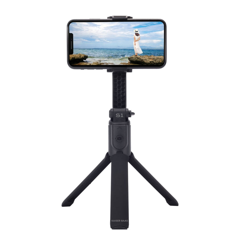 S1 Gimbal with Selfie Pole, Tripod and Bluetooth Remote